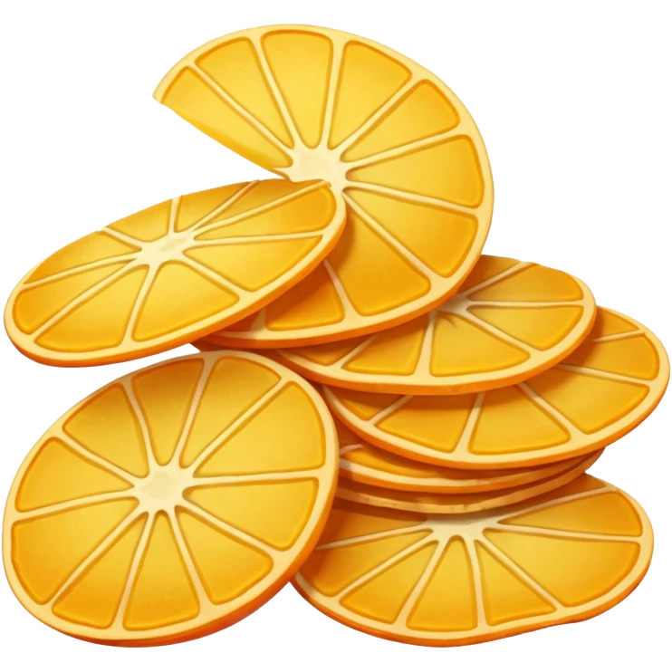 orange potato chips emoji