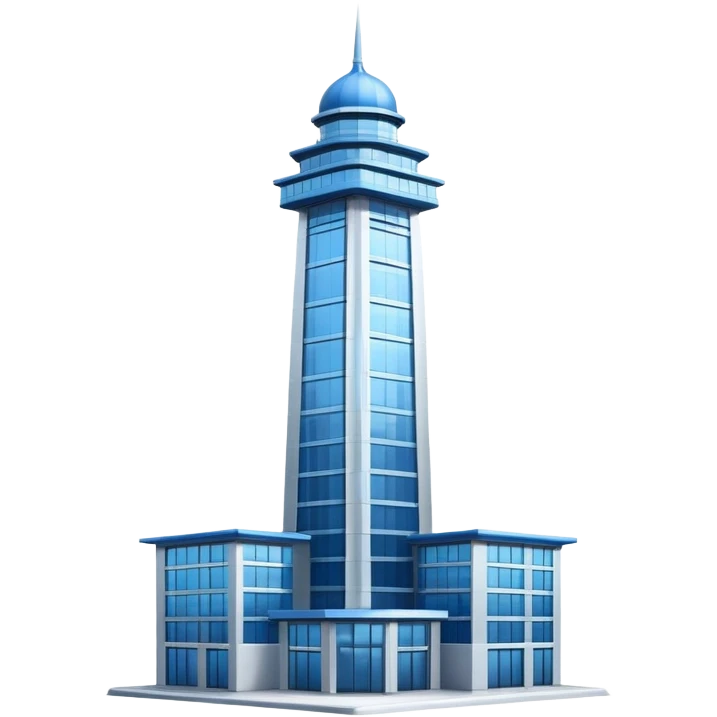 Tower University blue emoji