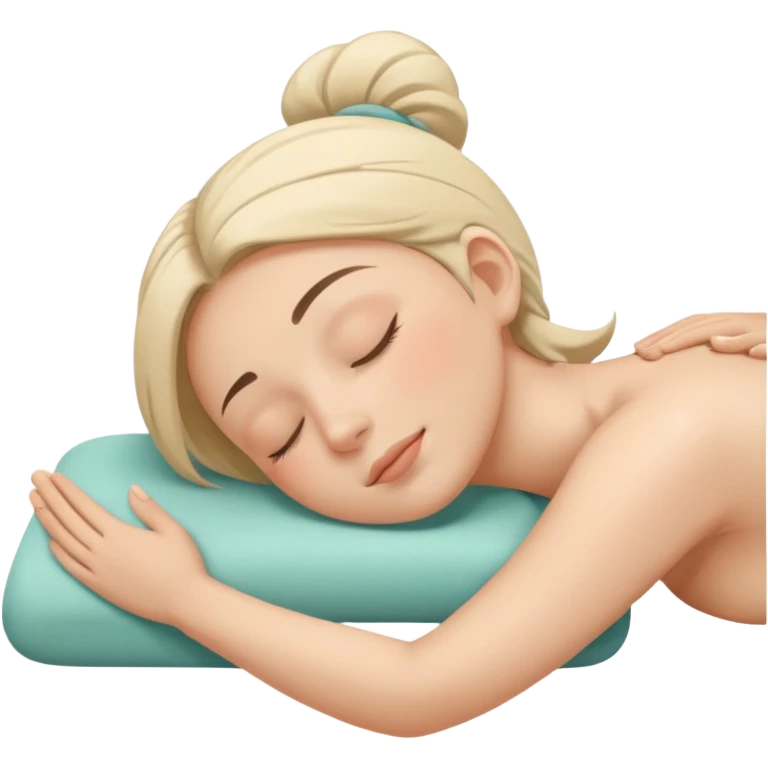 Harmony and relax massage emoji