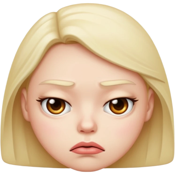 I want an emoji that’s pouting  emoji