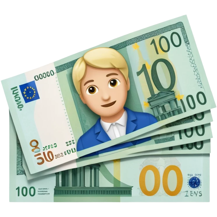 banconota 10 euro emoji