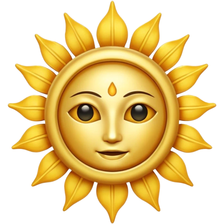 ohm sun face id emoji