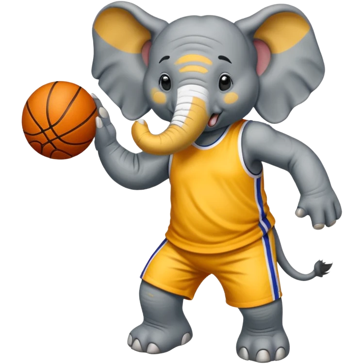 Elephant basketball emoji