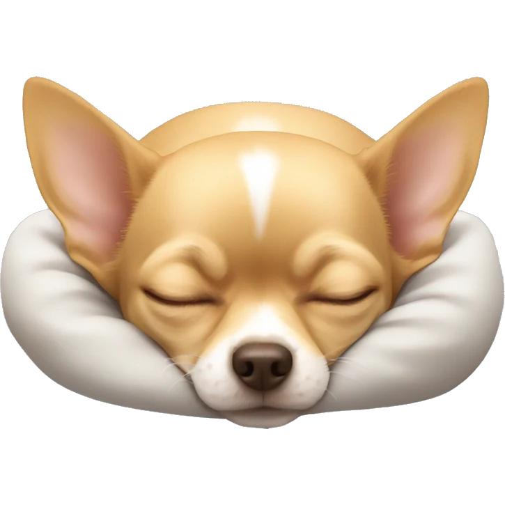 Chihuahua sleeping emoji