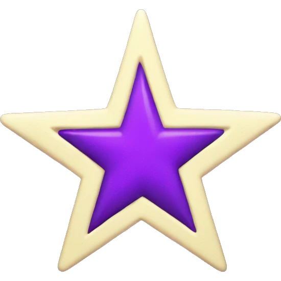 Purple star emoji