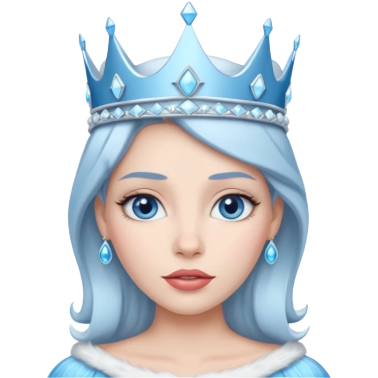 Antarctica princess, bold, crown emoji