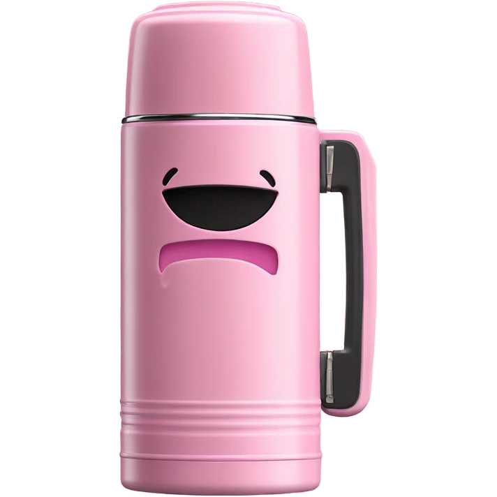 Termo stanley rosa emoji