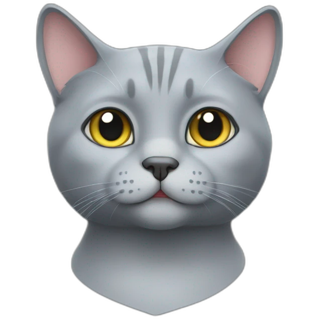 british blue cat emoji