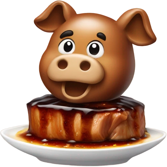 Braised Pork in Sweet Soy Sauce emoji