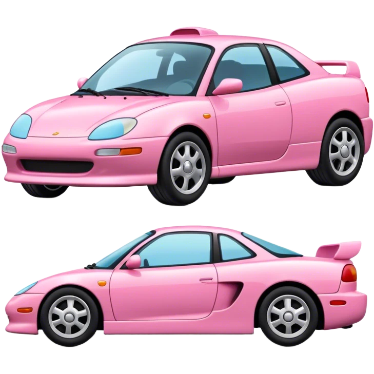 PINK COLOR 2000 YEAR MODEL GIRLS MODEL CAR WITHOUT GIRL CHARCTER emoji