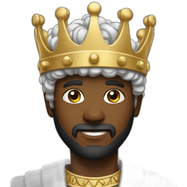 white king emoji