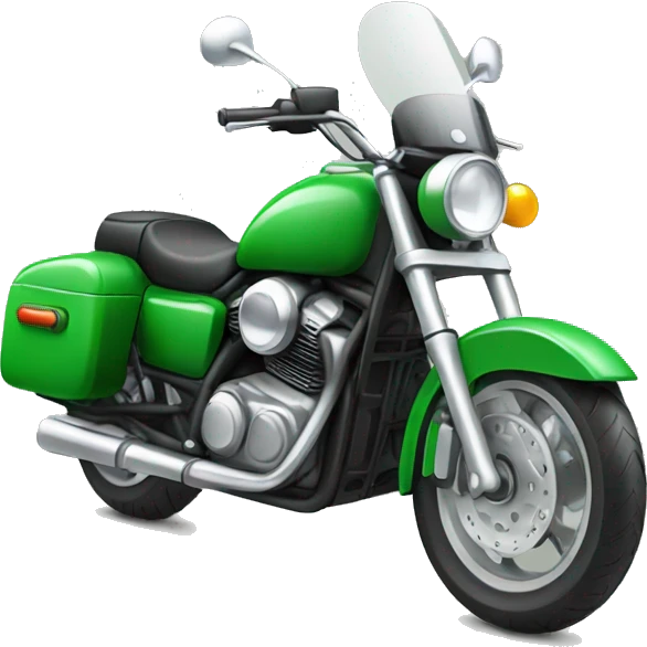 a motorbike green emoji