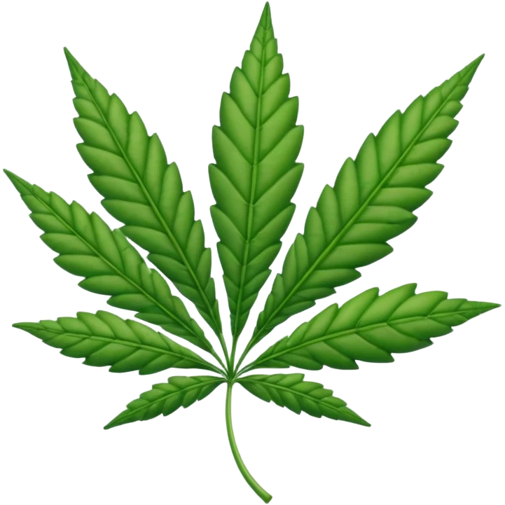 Weed leaf emoji