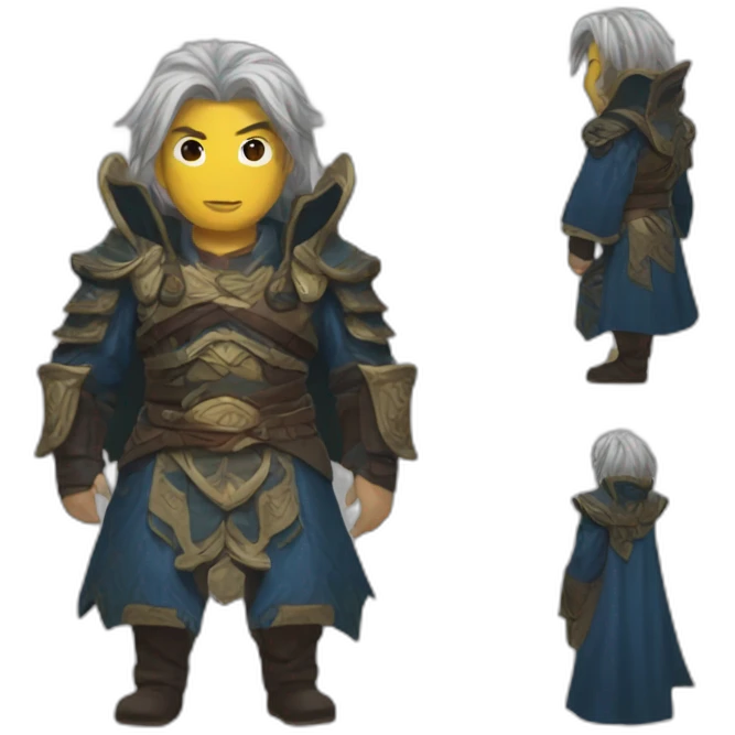imaginative hajun from record of ragnorok emoji