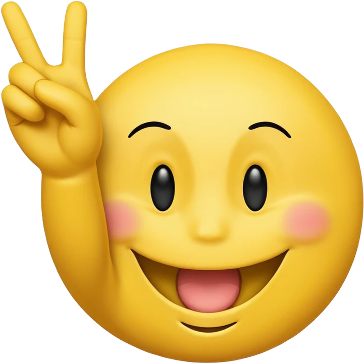 Smiley face with the middle finger  emoji