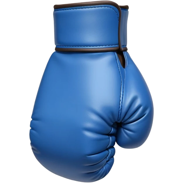 boxing glove blue emoji