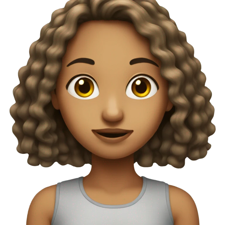 long hair girl emoji