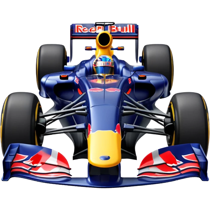 a 2010 Red Bull Formula 1 car emoji