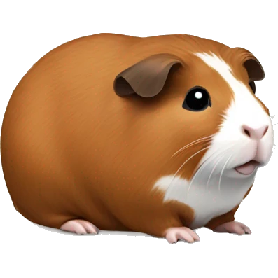 Brown guinea pig emoji