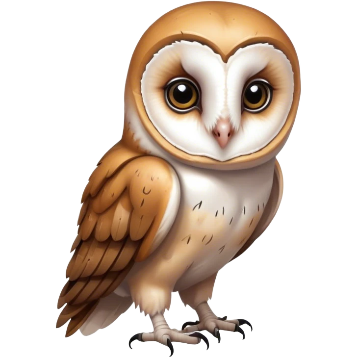 baby barn owl emoji