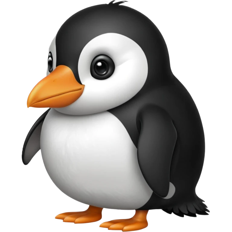 Penguin animal masterbating emoji
