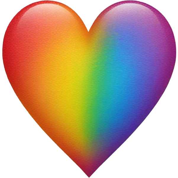 Rainbow heart emoji
