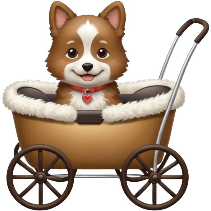 dog in a pram emoji
