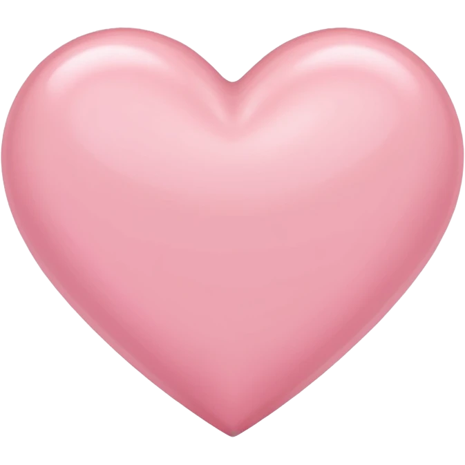 light pink heart emoji