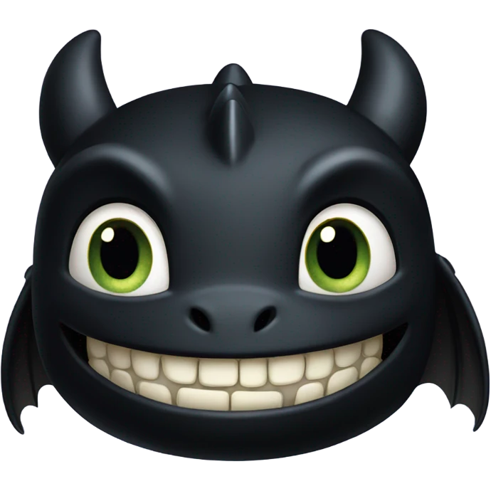 Toothless from How To Train Your Dragon emoji