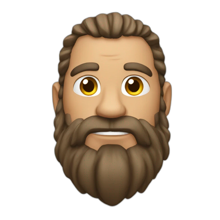 Vikingo calvo emoji