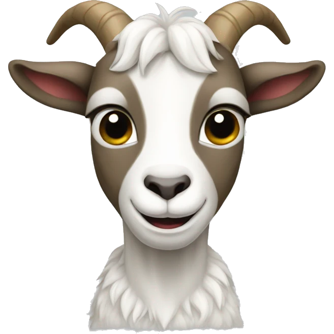 A goat with Argentine t-shirr emoji