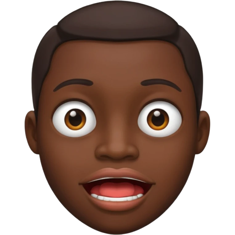 Grosse tête grosse bouche  emoji