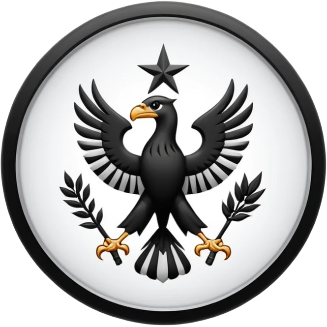 Büyük bir beşiktaş logosu  emoji