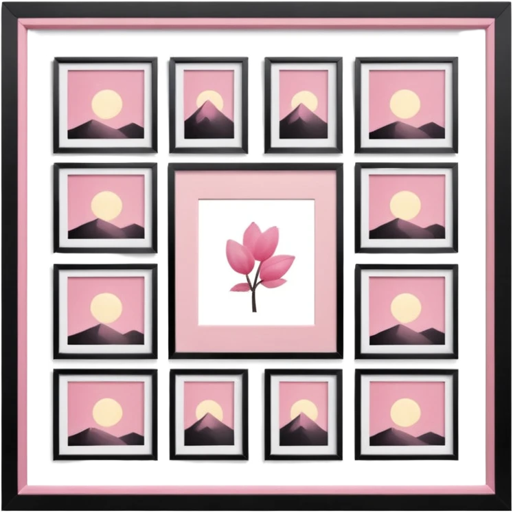 pink photo gallery emoji