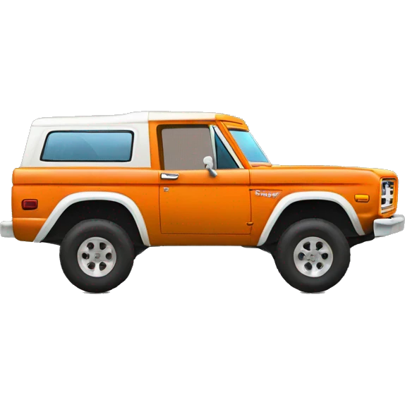 bronco car emoji