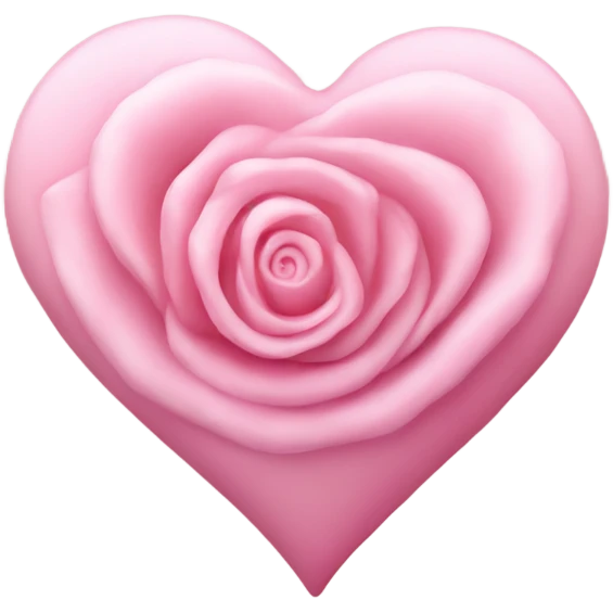 Corazón rosa pastel emoji