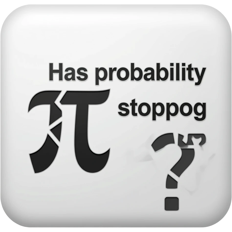 (dont include people) Has probability stopped working?  (sign) (icon) emoji