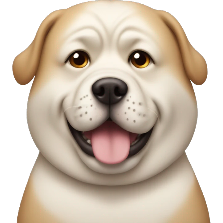 My fat dog emoji