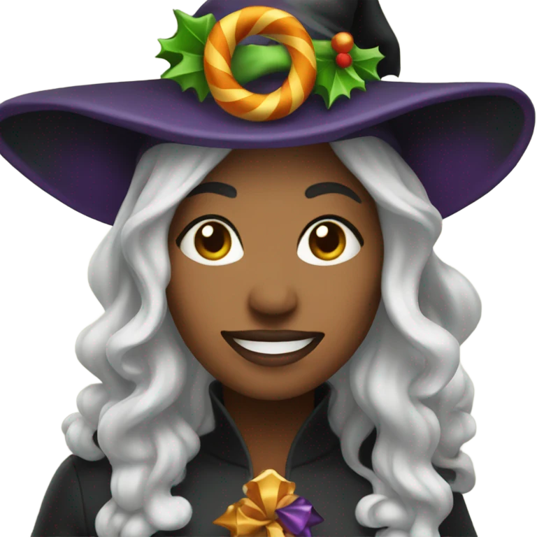 Christmas witch emoji