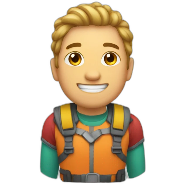 A colorful flashcard emoji