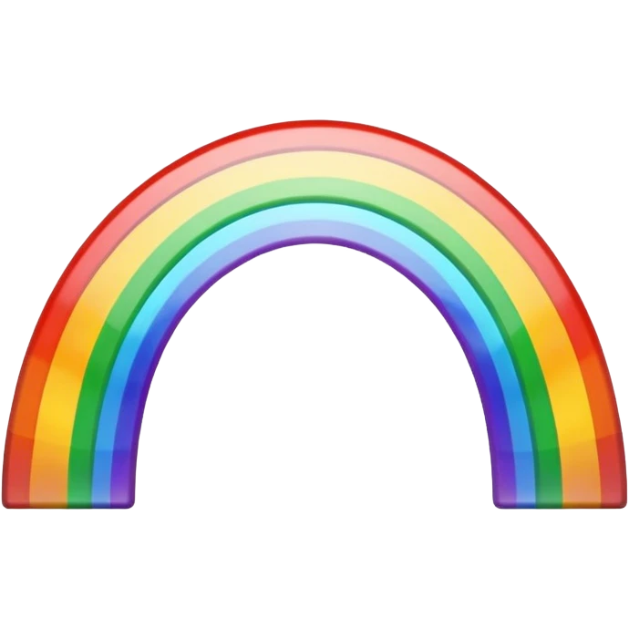 Rainbow Bridge – Arched rainbow connecting skylands. emoji