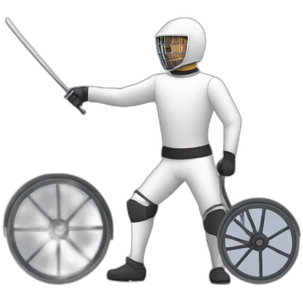 wheelchare fencing emoji