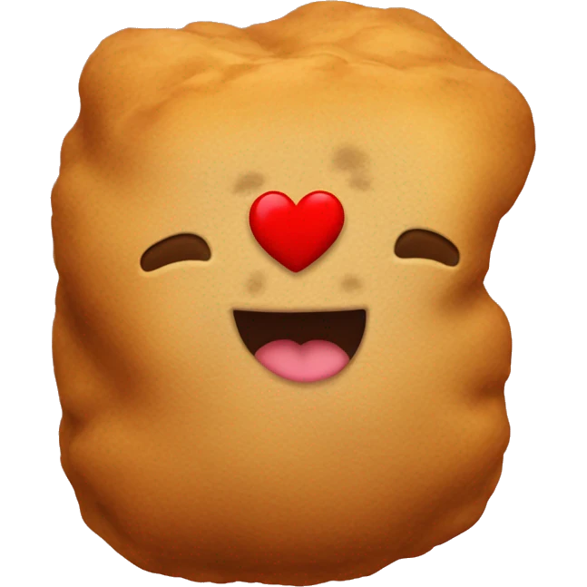 Nugget with a heart  emoji