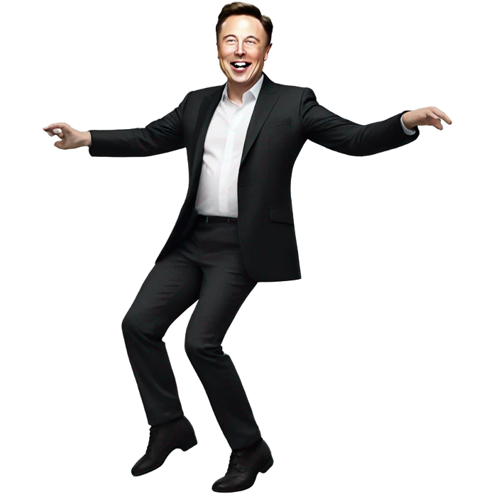 Elon musk dancing emoji