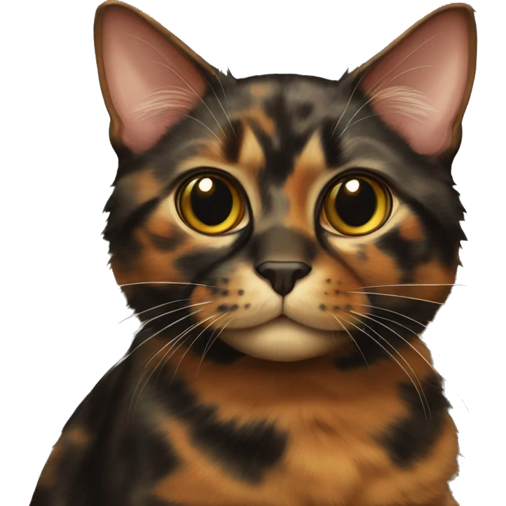 Tortoiseshell Cat emoji