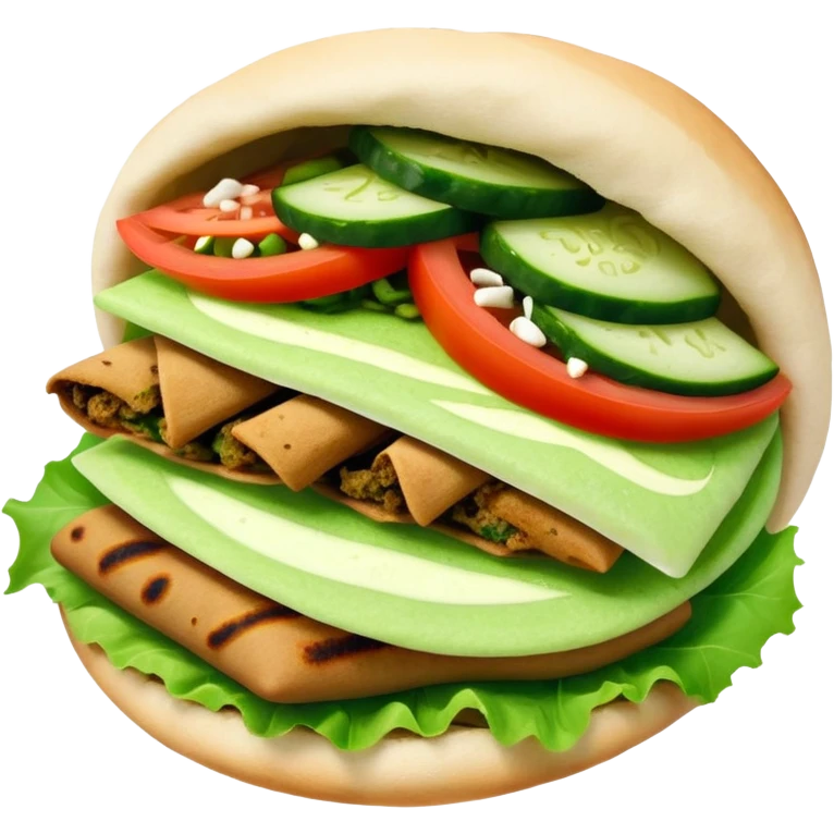 Veggie gyro emoji