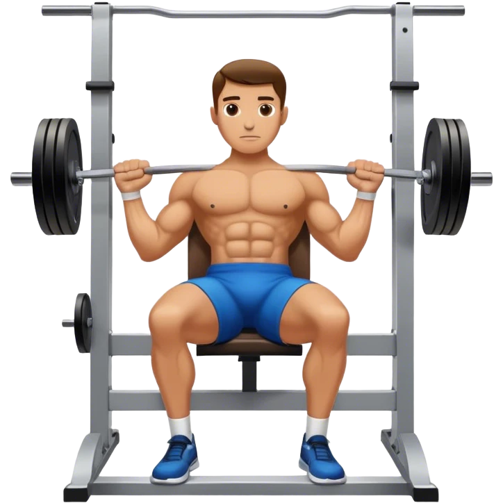 close-grip flat-benchpress emoji