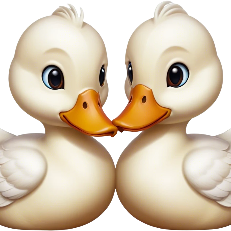 2 patitos enamorados  emoji
