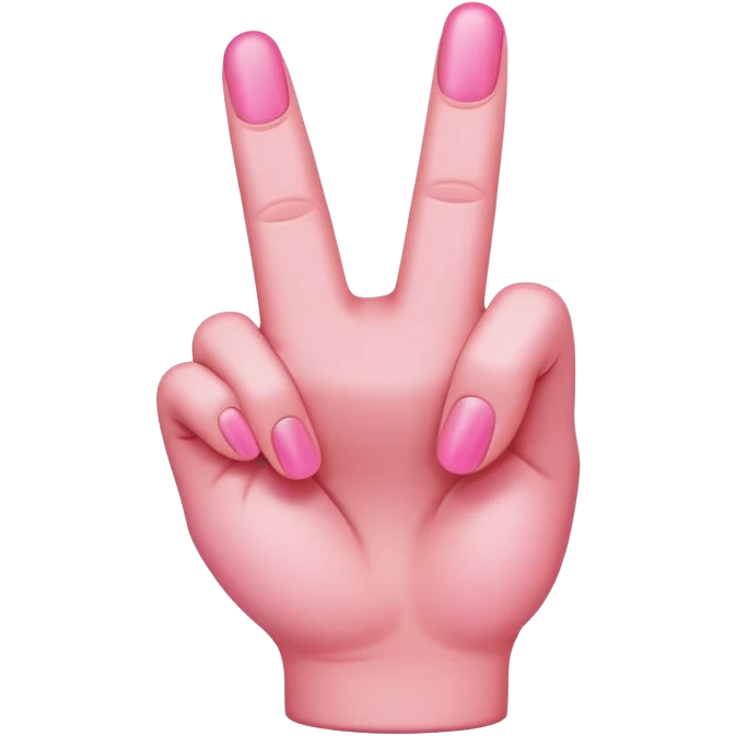 pink middle finger emoji