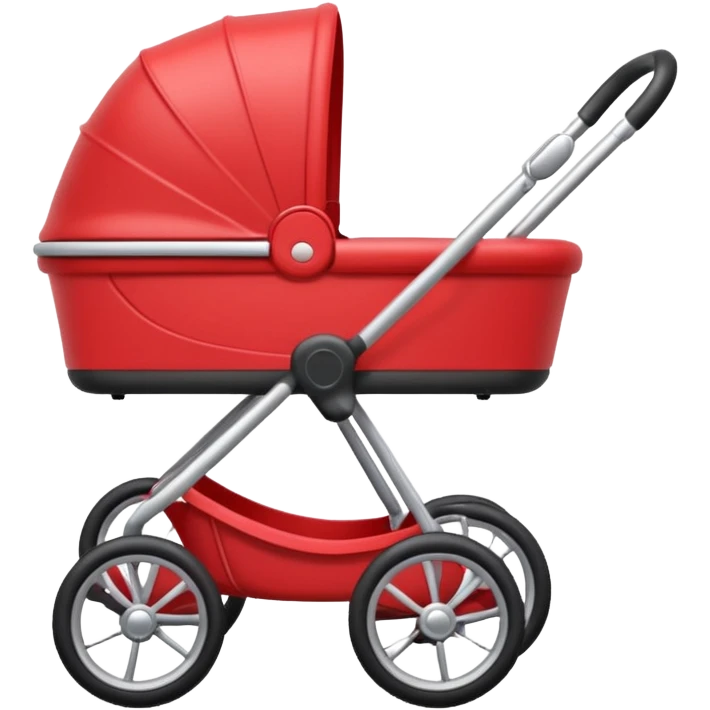 baby stroller with a photo symbol emoji